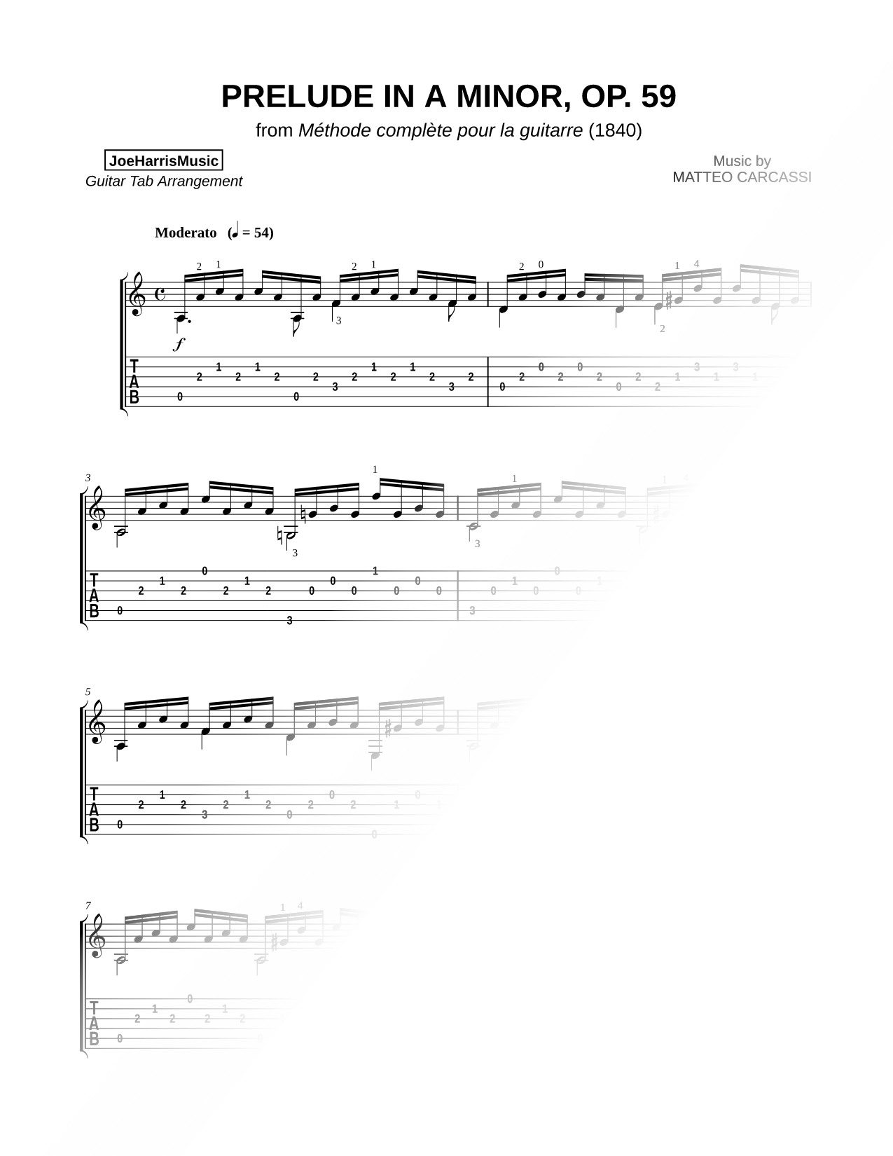Prelude in A Minor, Op. 59