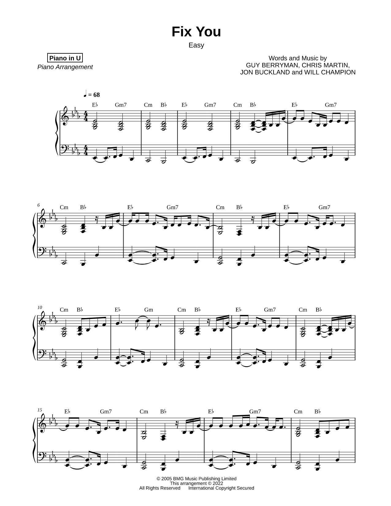 Fix You [easy]