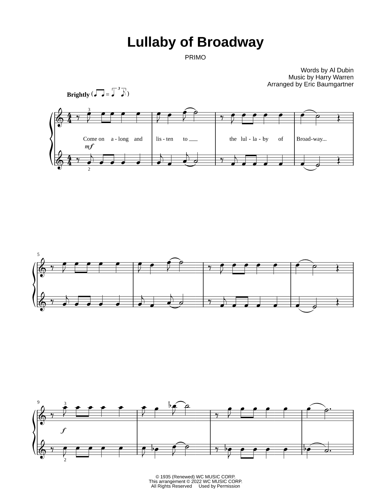 Lullaby of Broadway