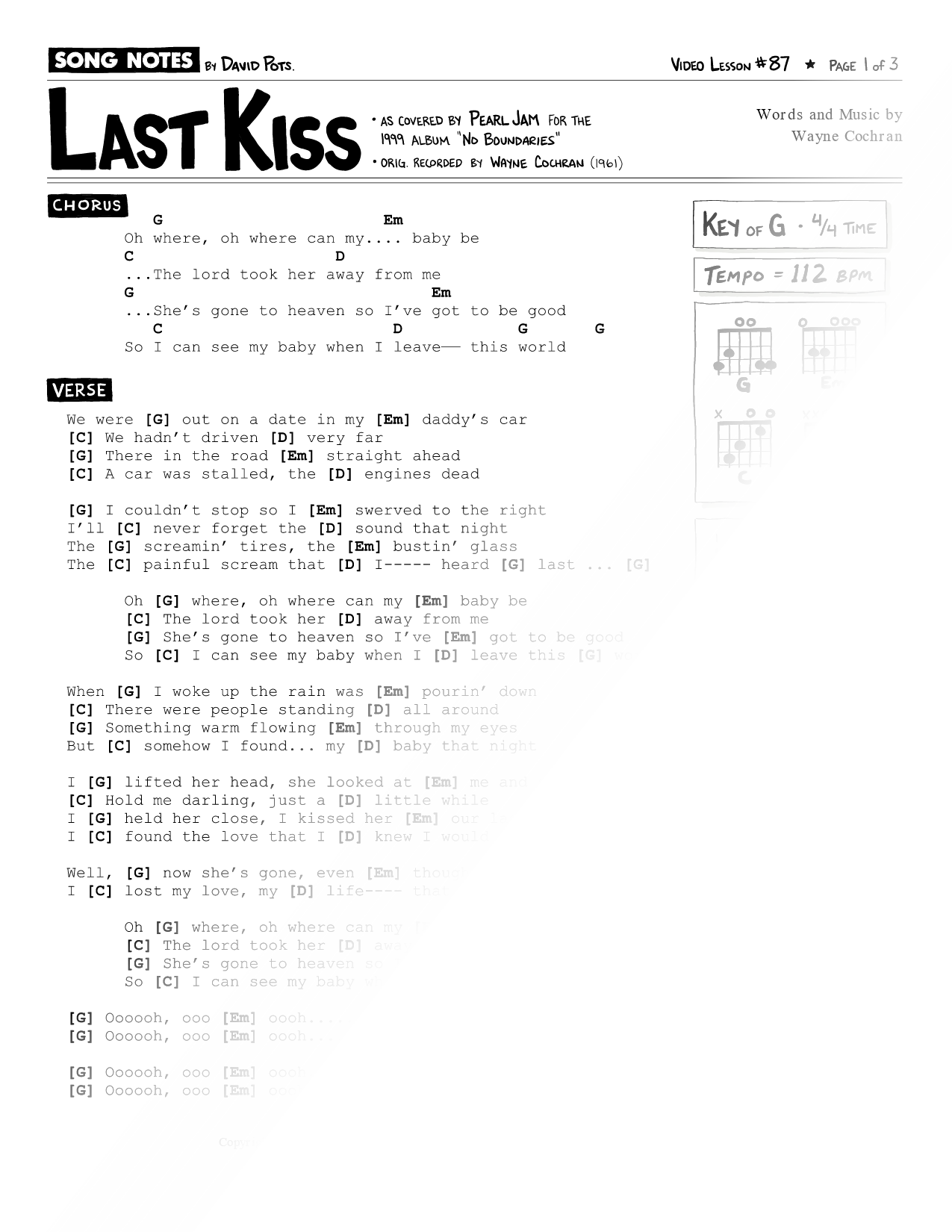 Last Kiss