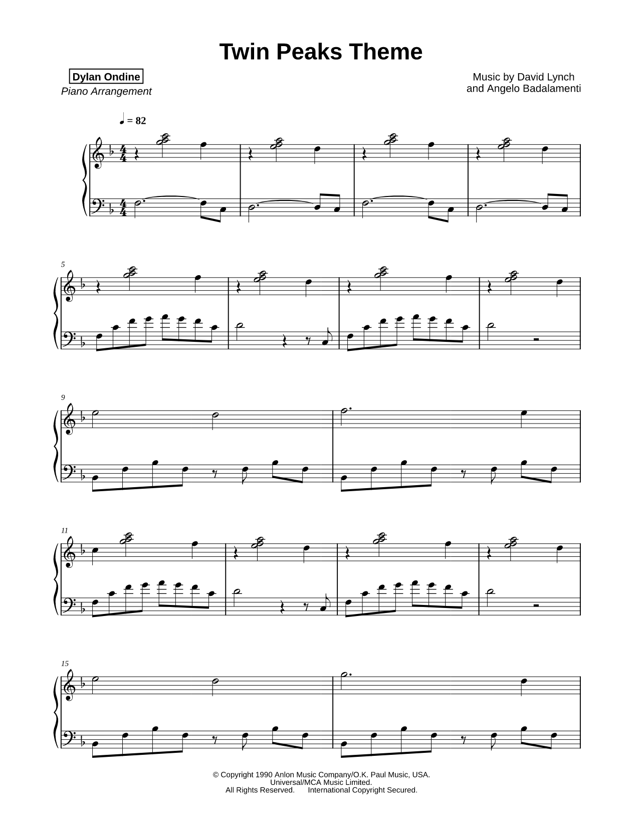Twin Peaks Theme