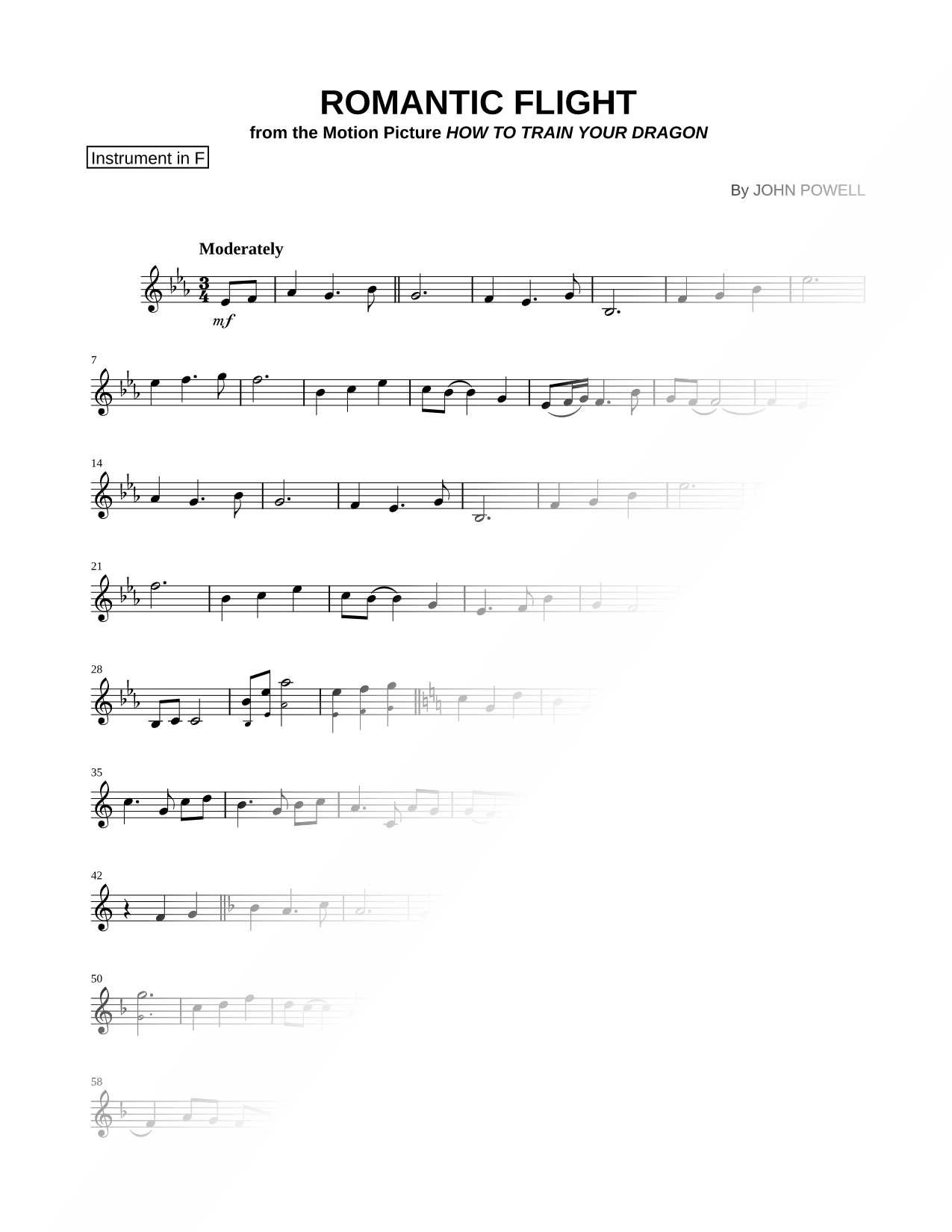 Romantic Flight - F Instrument