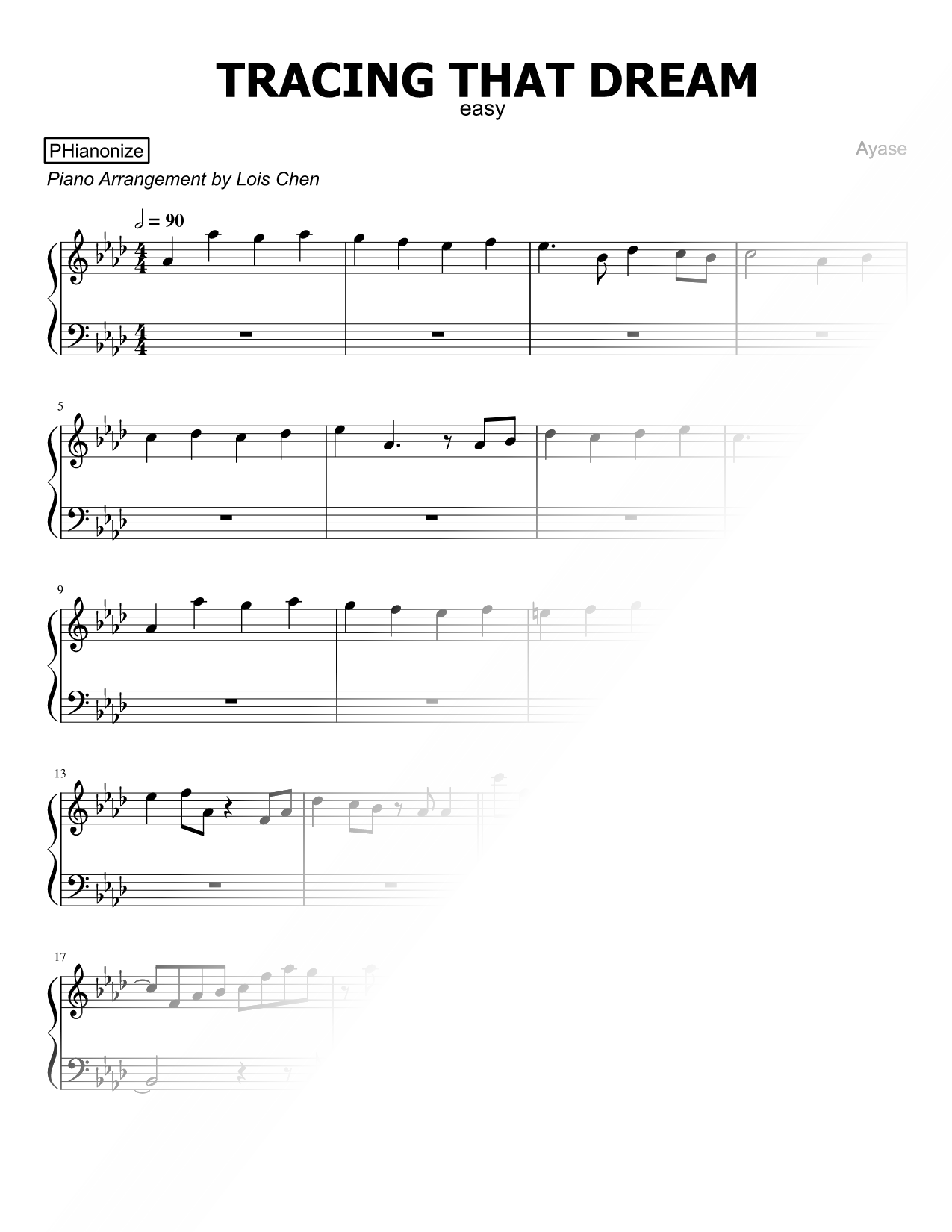 Tracing That Dream [easy]