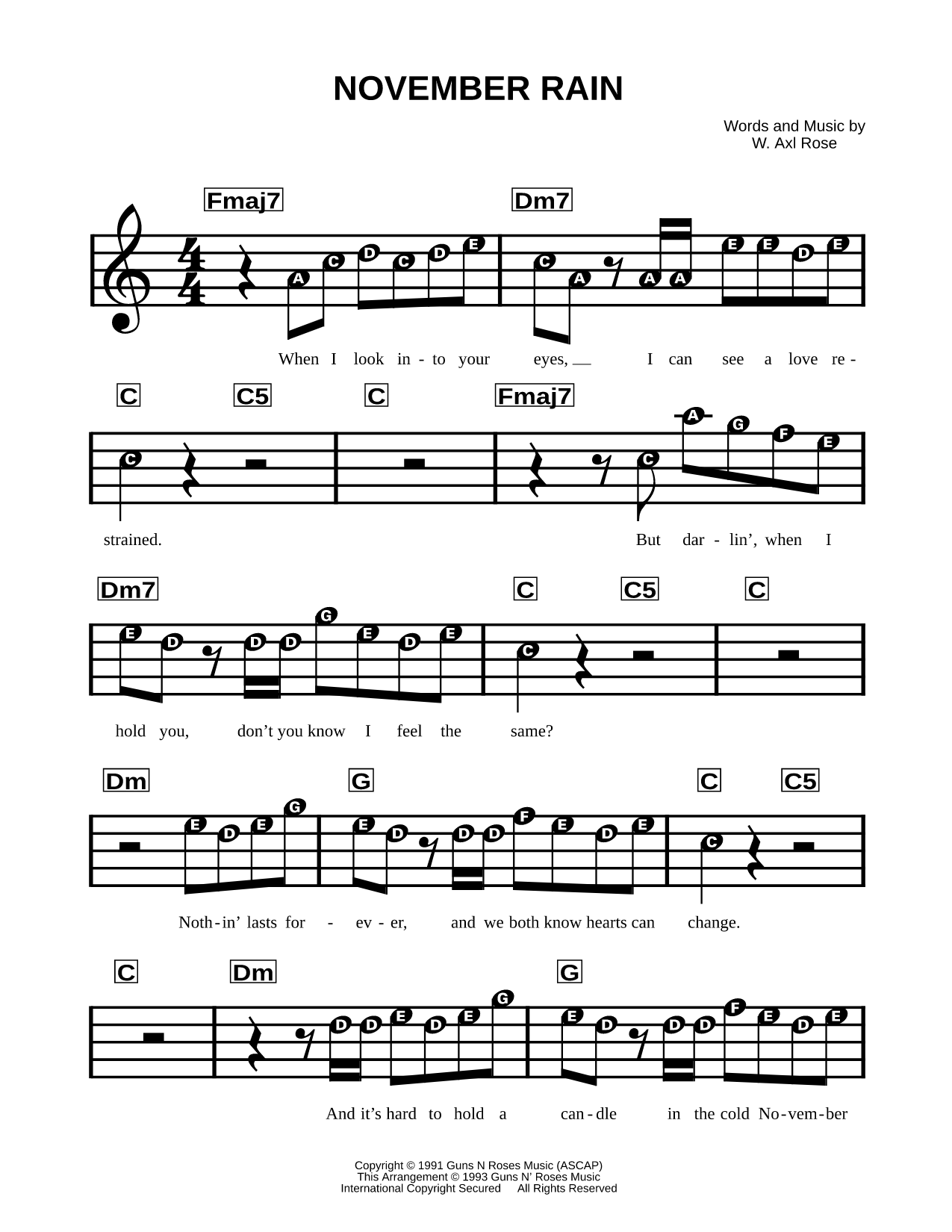 November Rain