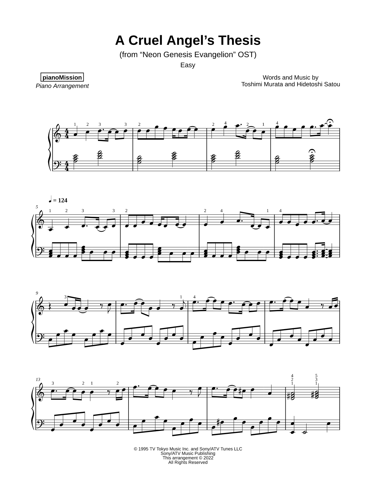 A Cruel Angel's Thesis [easy]