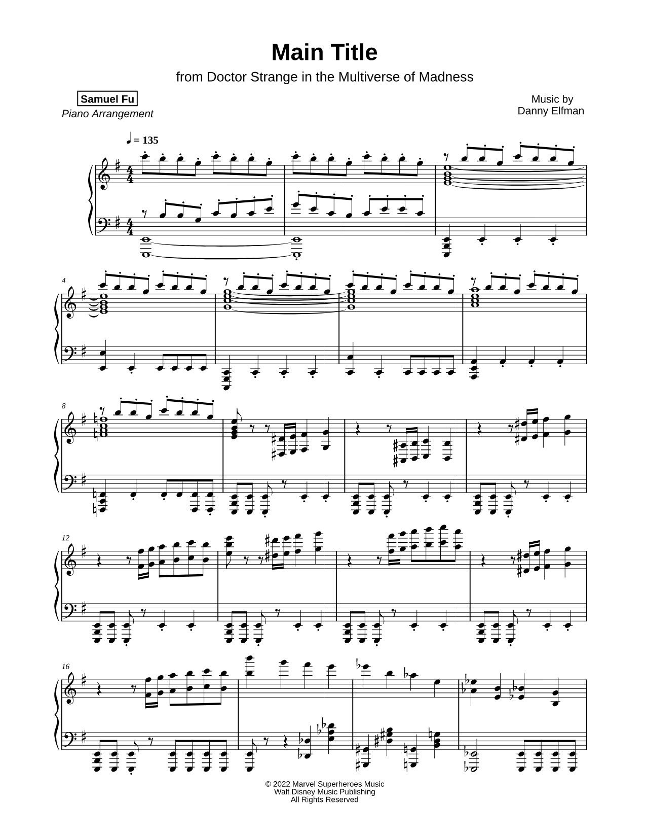 Main Theme from Doctor Strange in the Multiverse of Madness