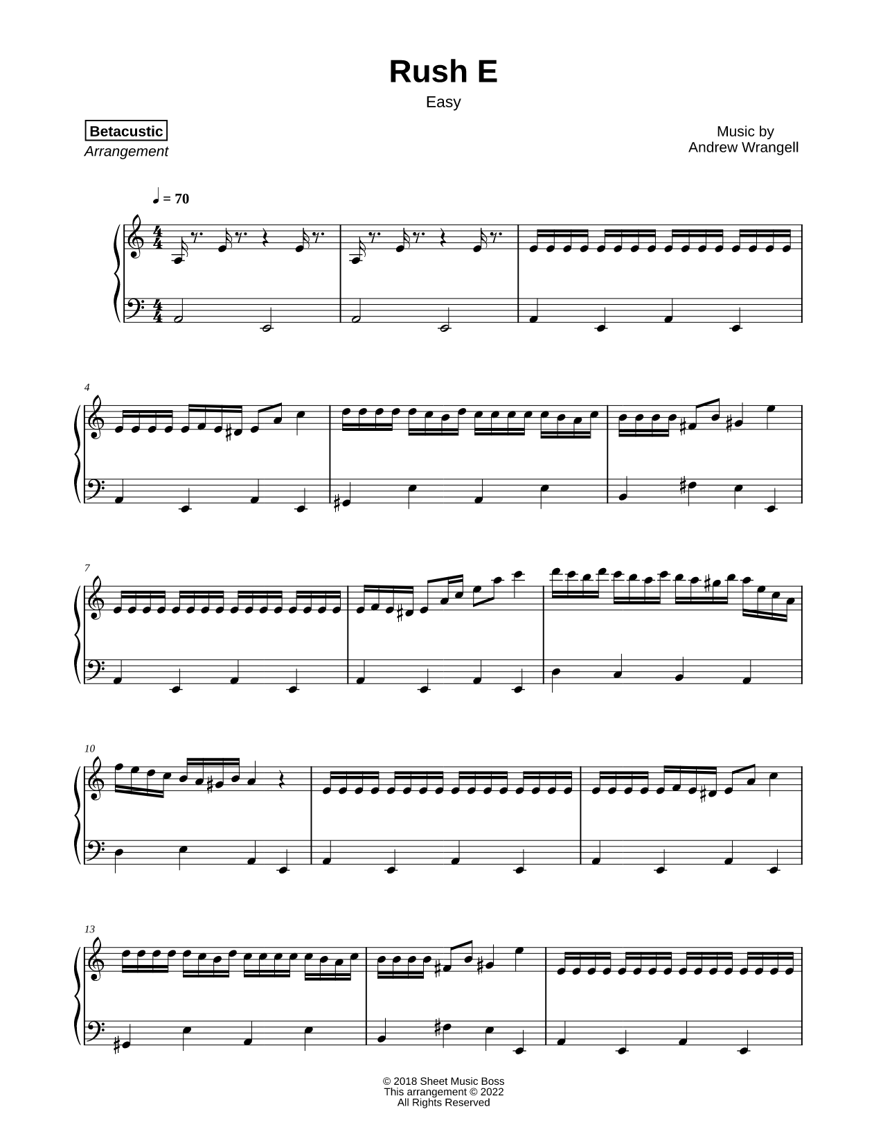 Rush E [easy]