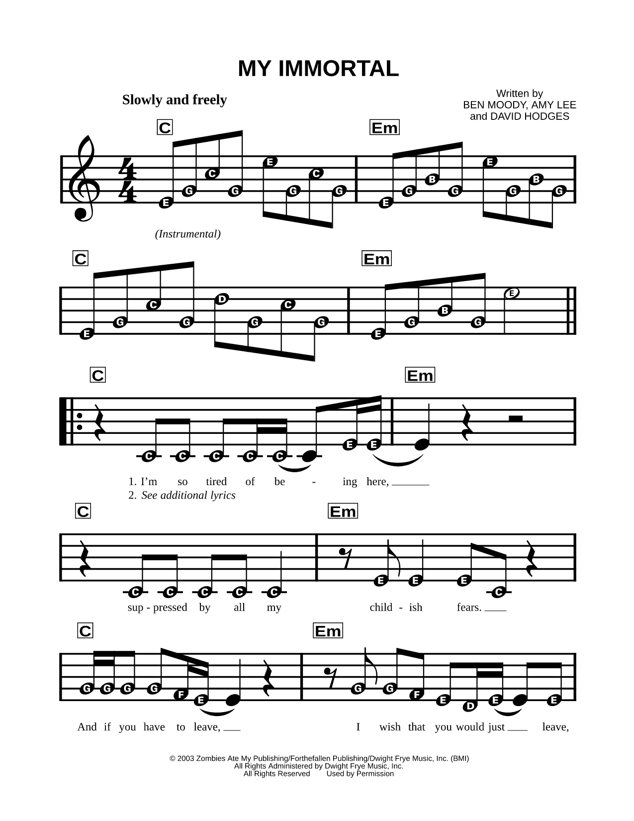 My Immortal