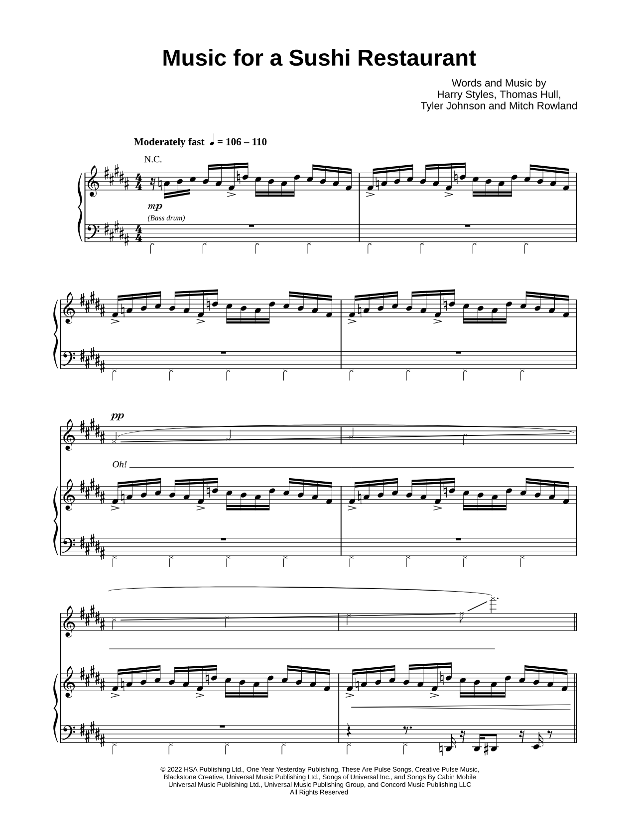 Music for a Sushi Restaurant