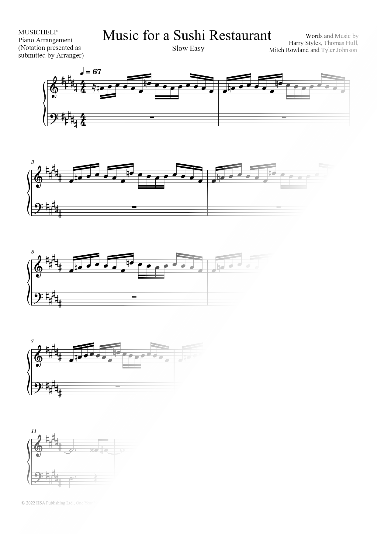 Music for a Sushi Restaurant [slow easy]