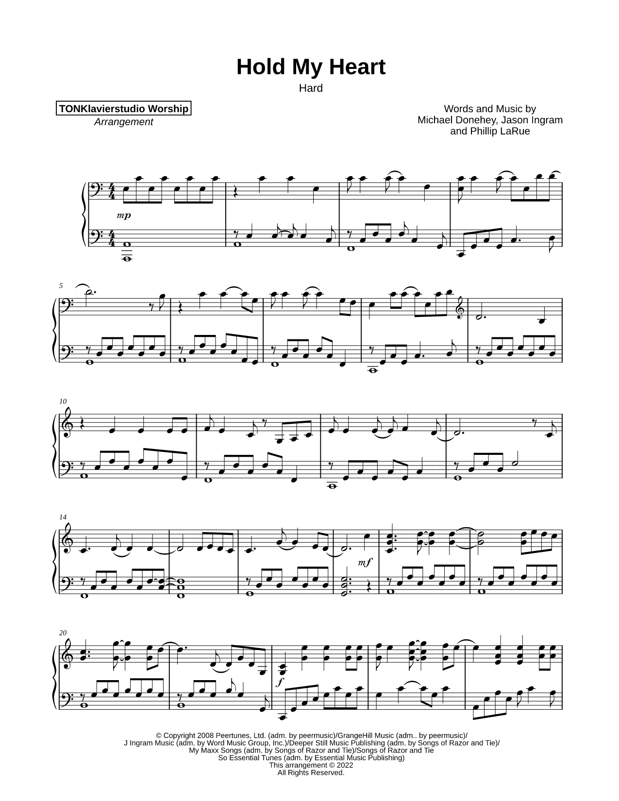 Hold My Heart [hard]