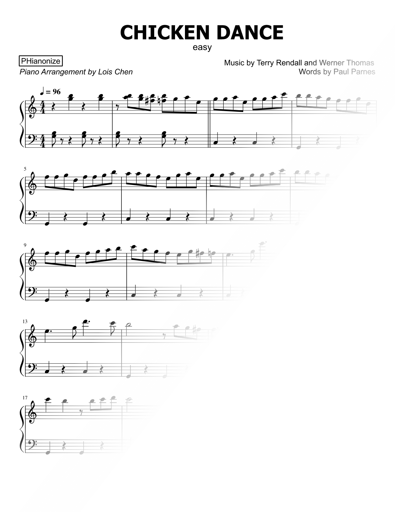 The Chicken Dance [easy]