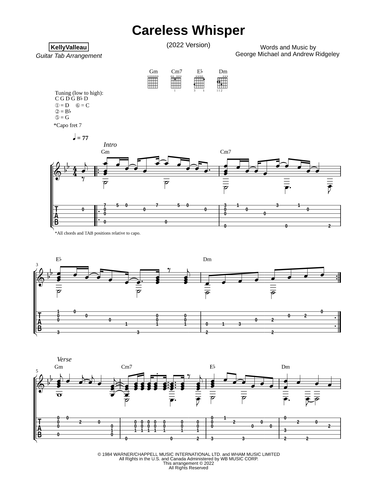 Careless Whisper [2022 Version]