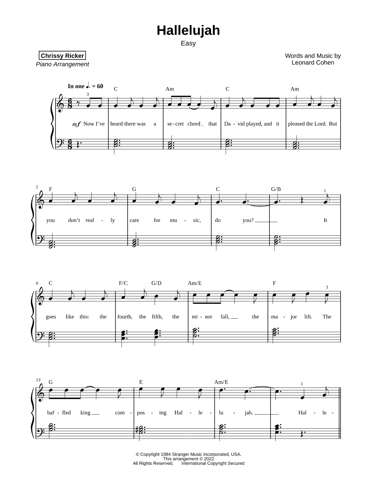 Hallelujah [easy]