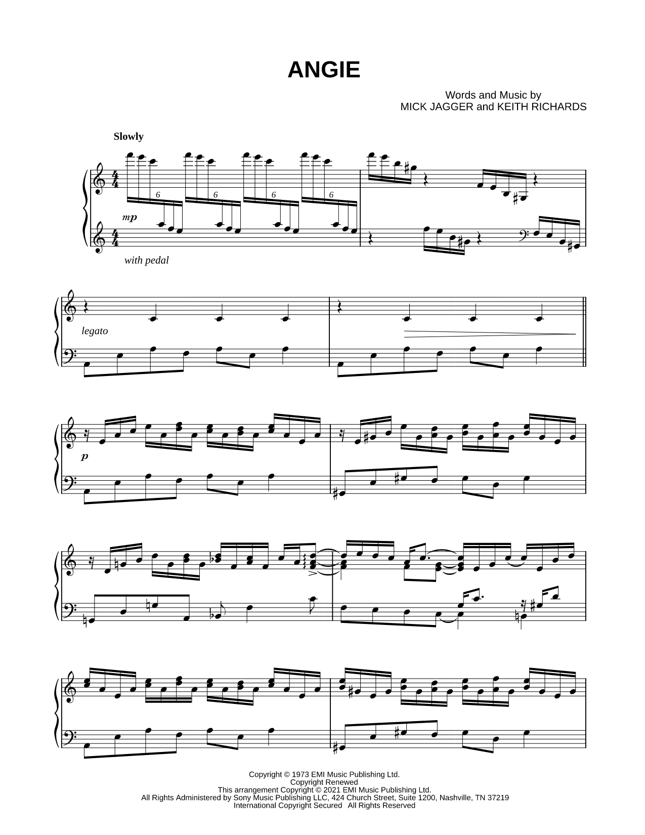 Angie [classical version]