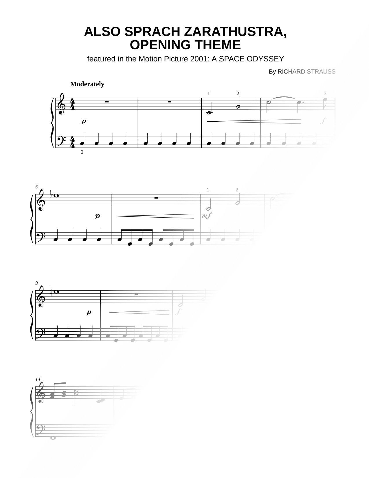 Also Sprach Zarathustra - Introduction