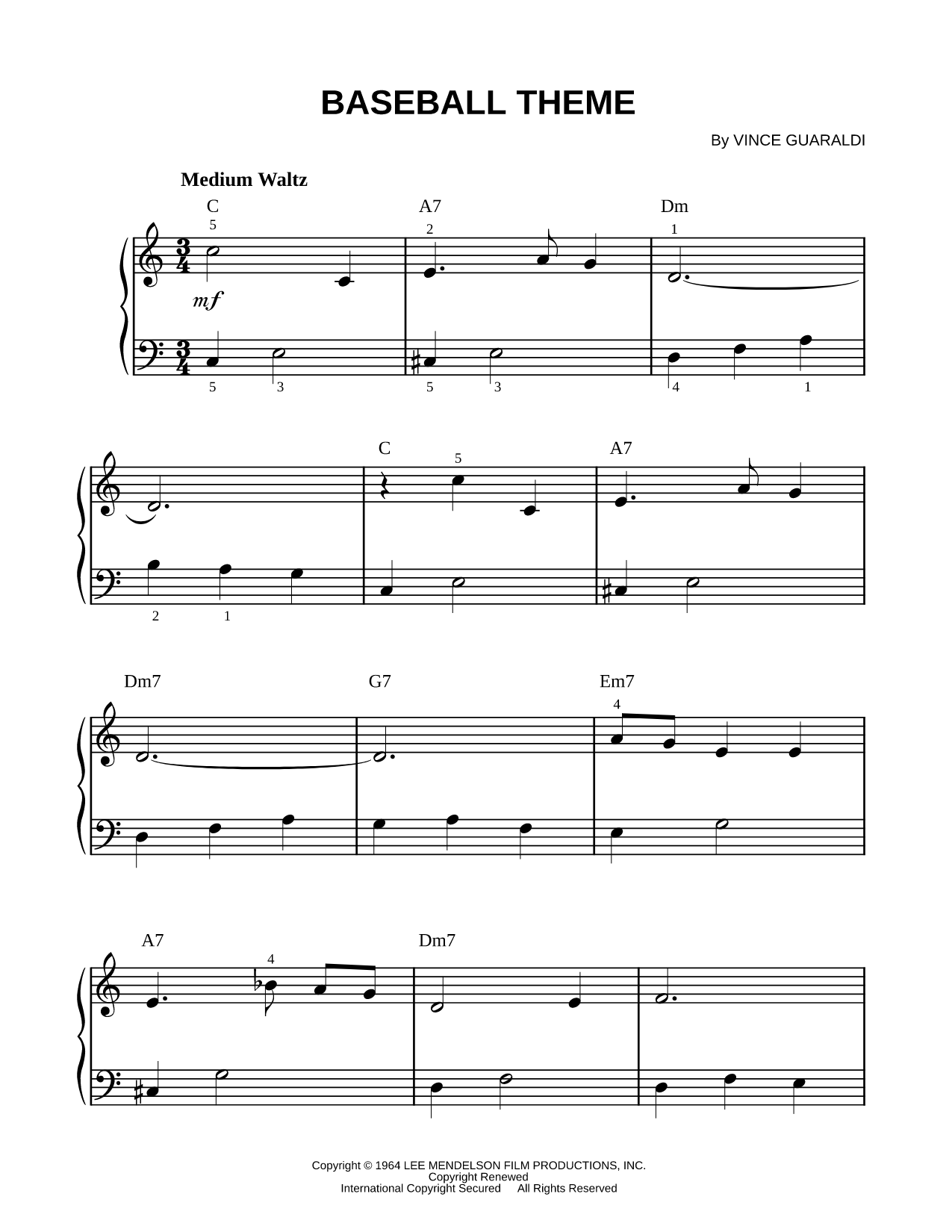 Baseball Theme