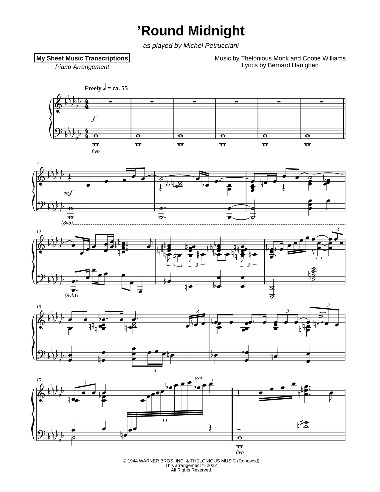 'Round Midnight (Michel Petrucciani)