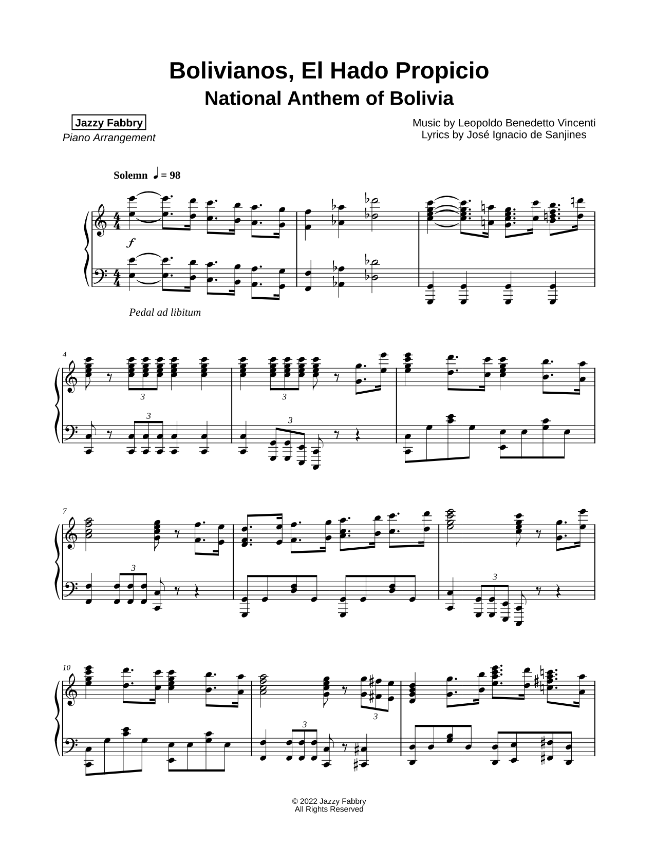 National Anthem of Bolivia