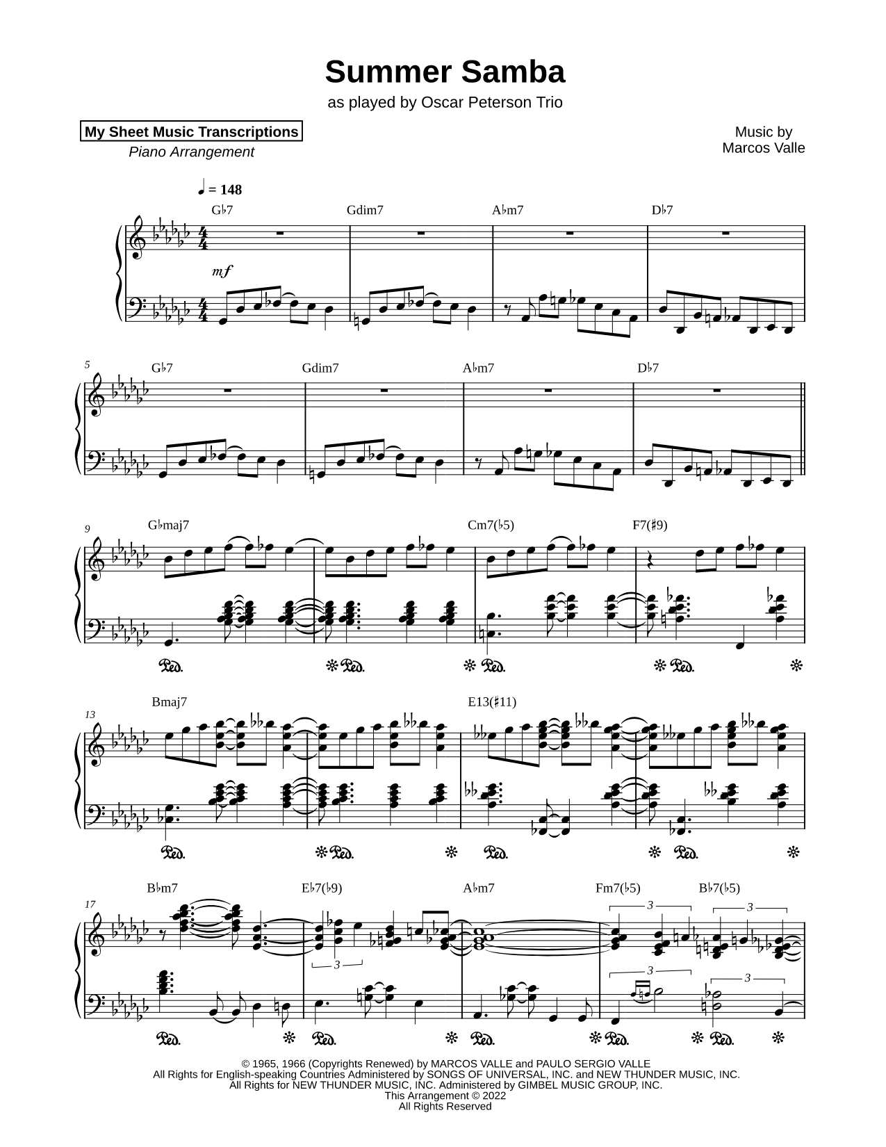 Summer Samba (Oscar Peterson)
