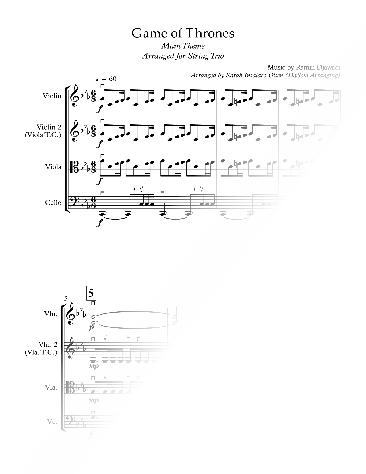Game of Thrones (Main Theme)