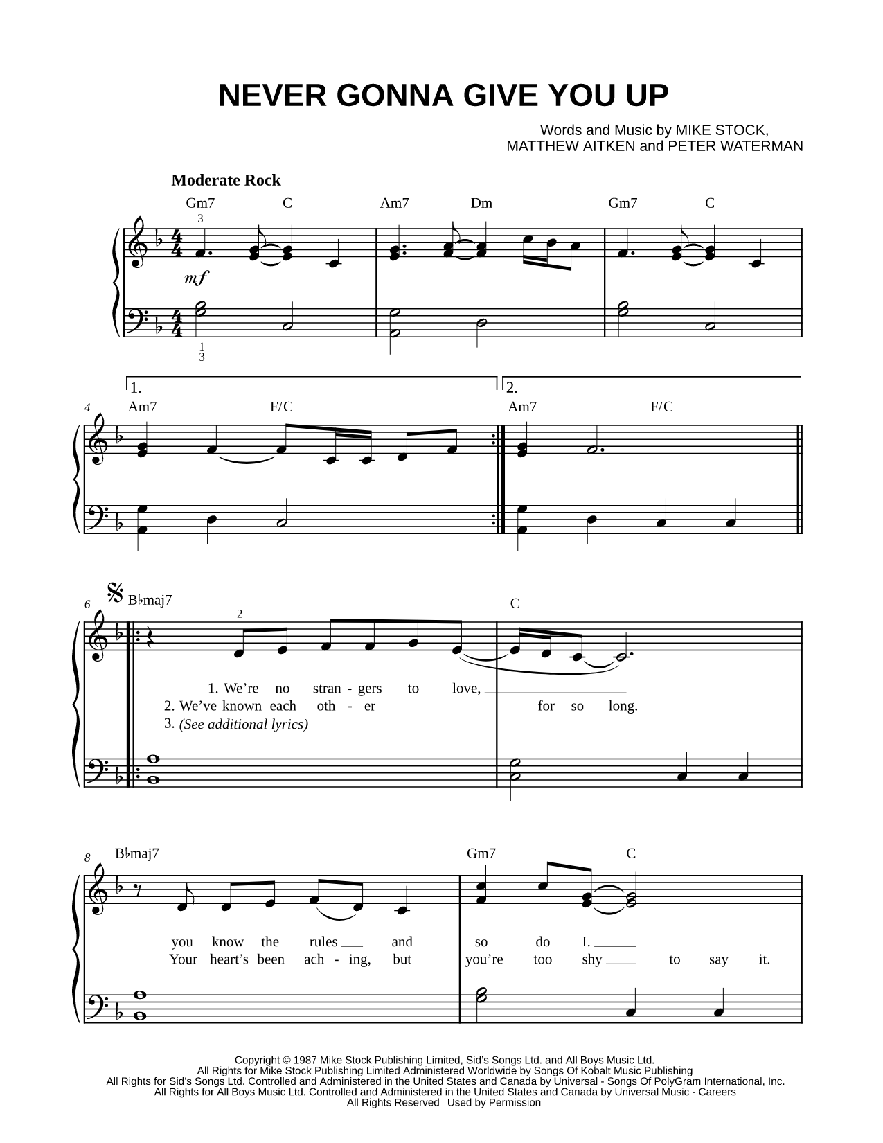 Never Gonna Give You Up