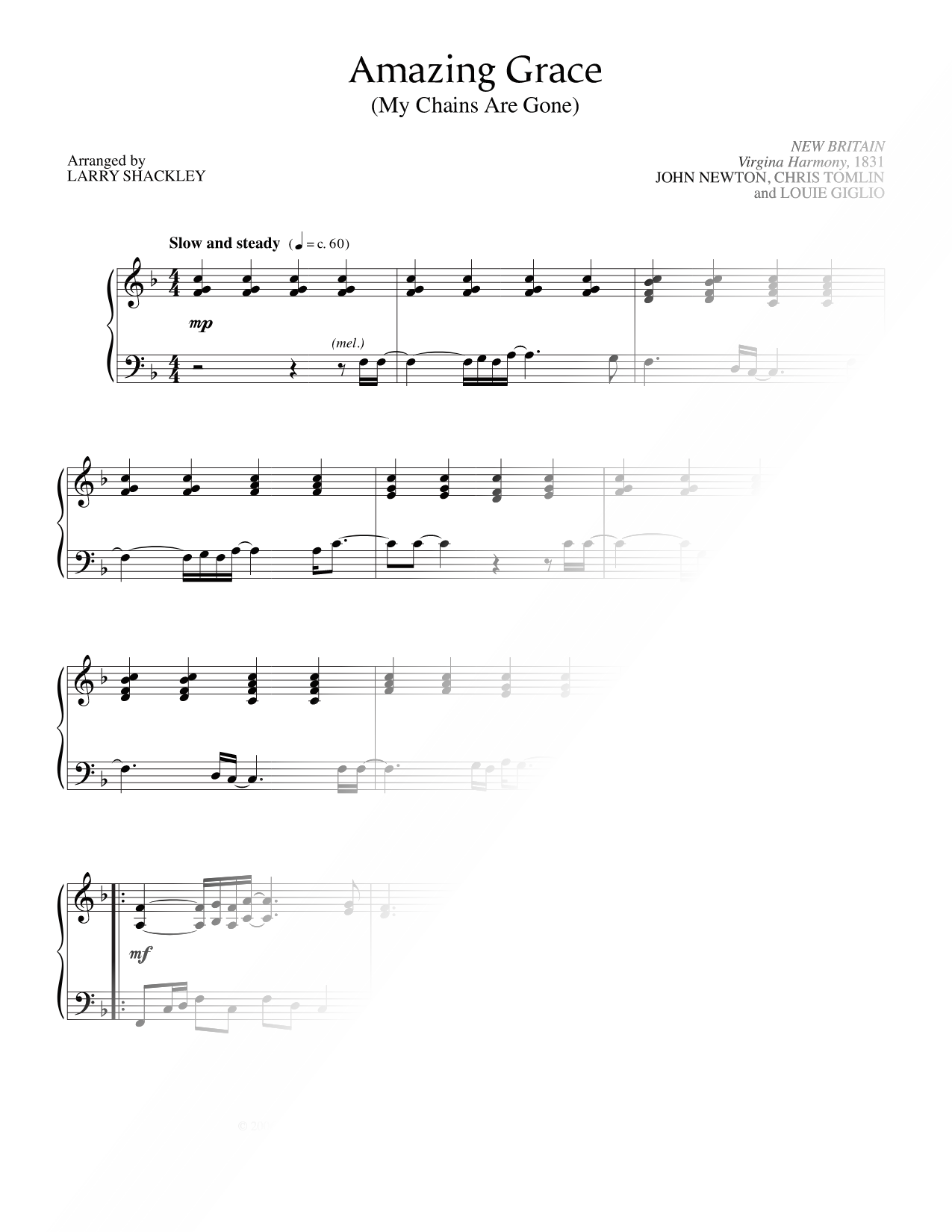 Amazing Grace (My Chains Are Gone)