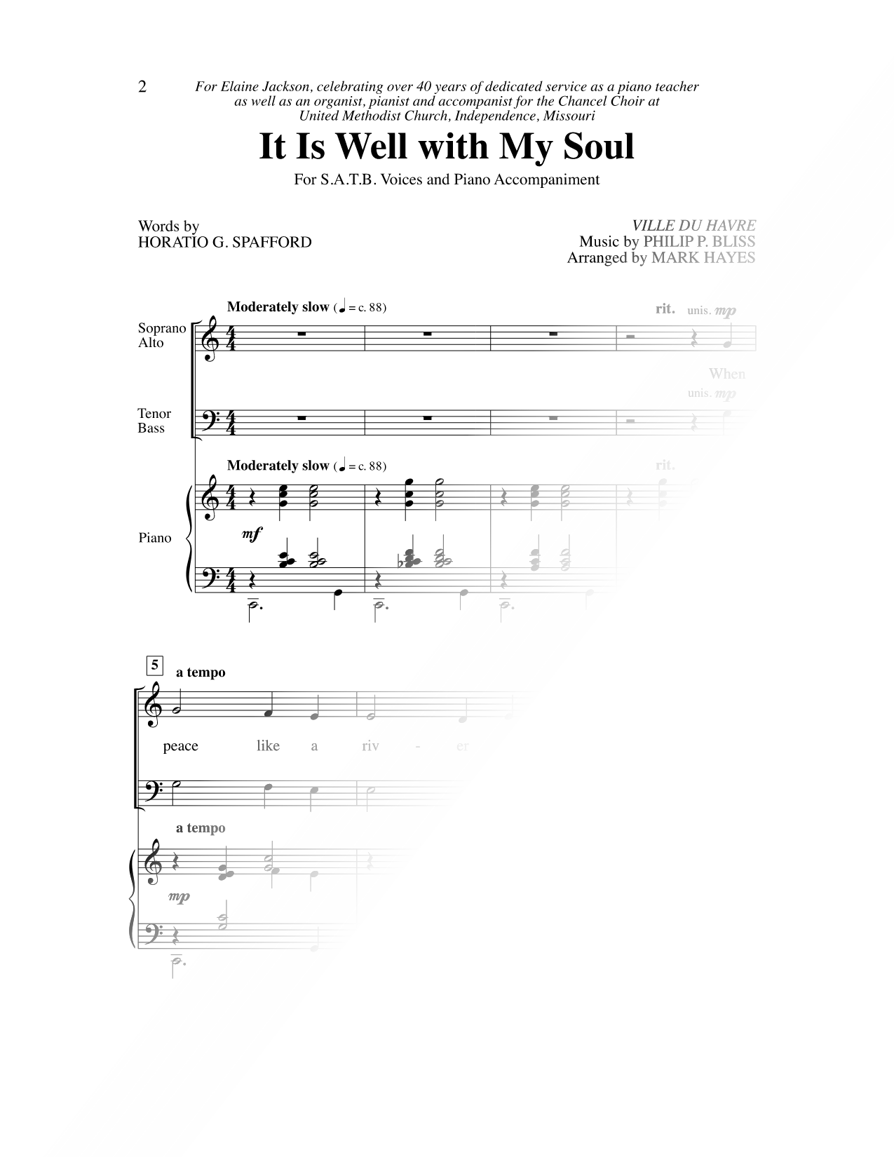 It Is Well with My Soul