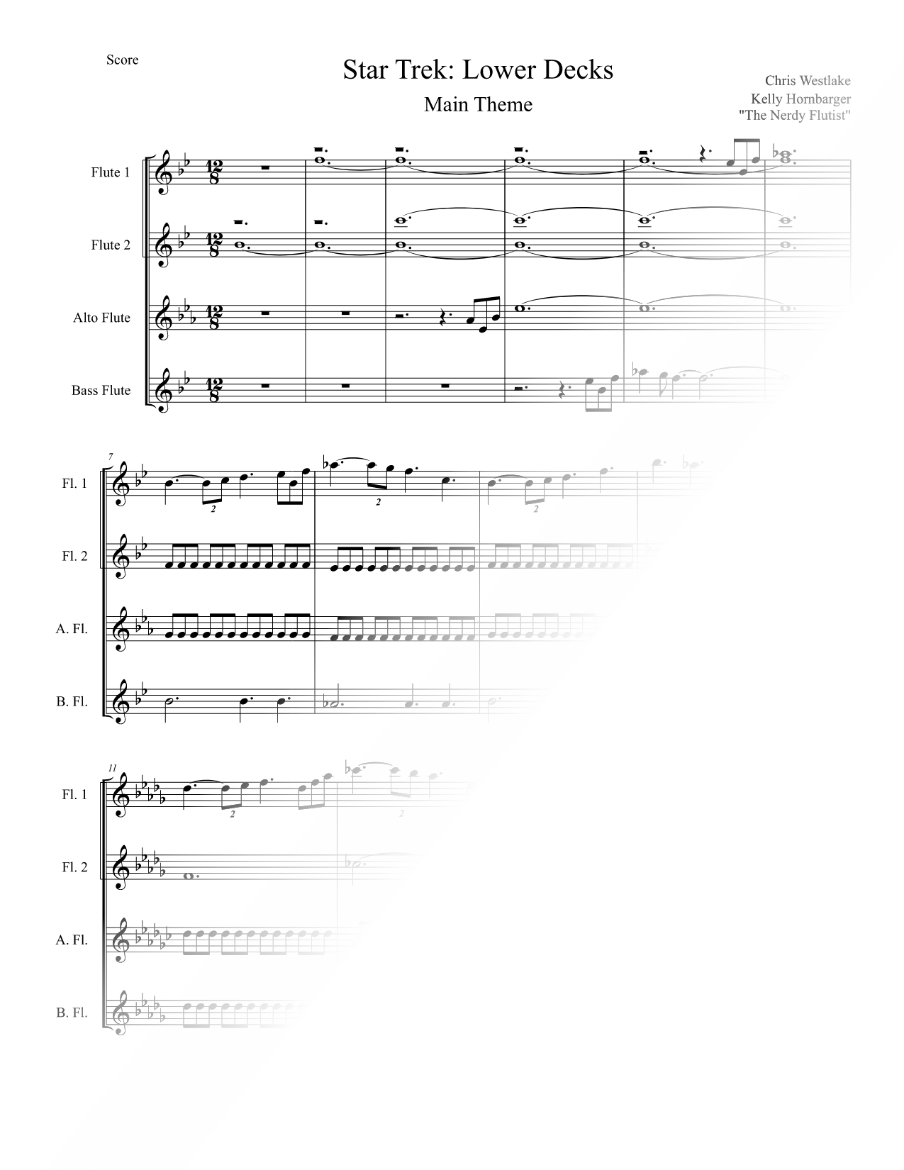 Star Trek: Lower Decks (Main Theme) - Flute Ensemble