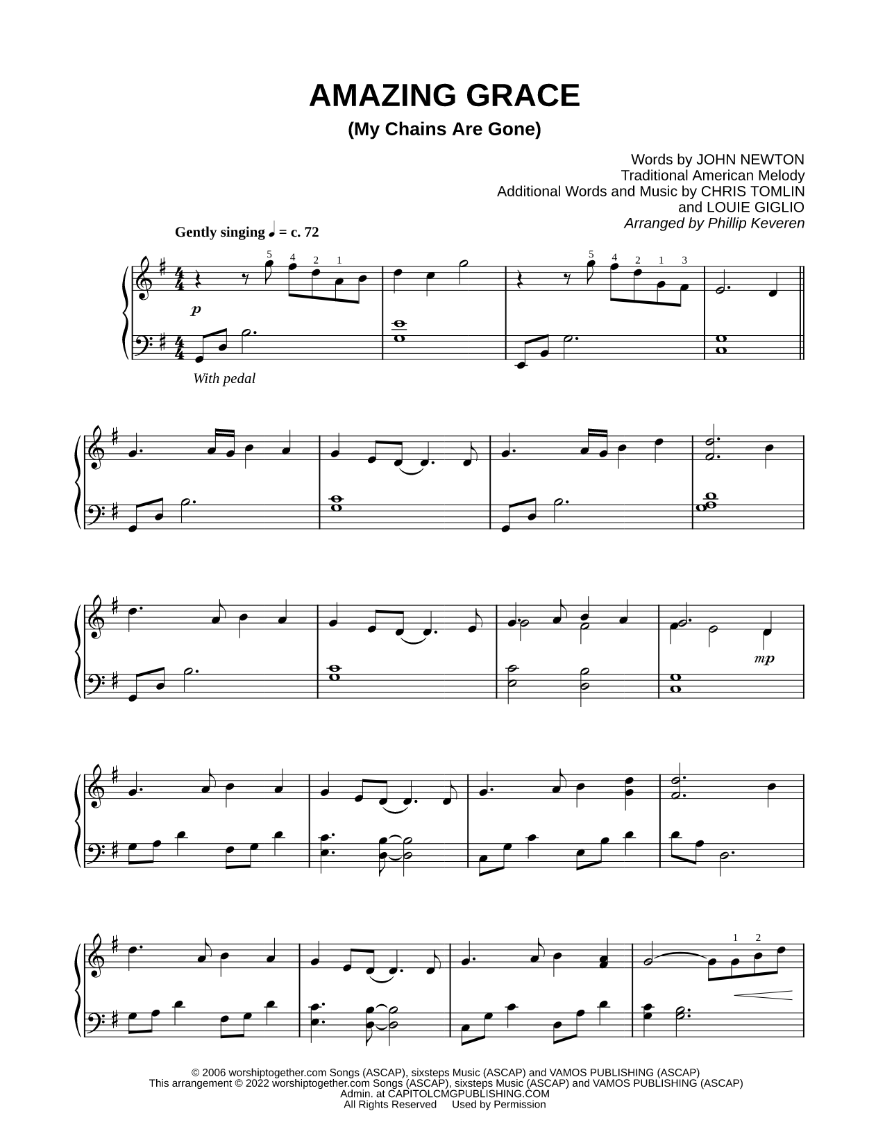 Amazing Grace (My Chains Are Gone)