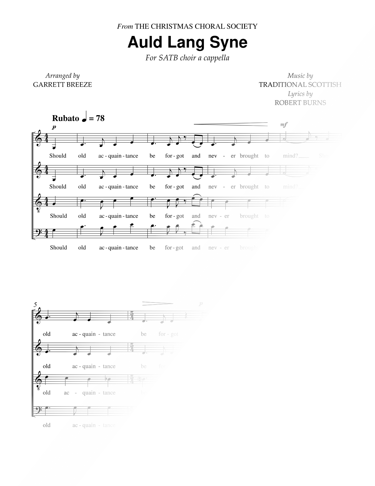 Auld Lang Syne