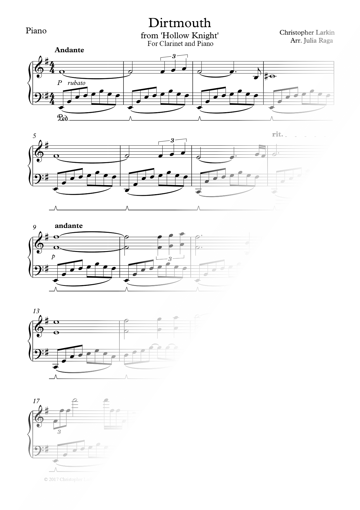 Dirtmouth - Clarinet & Piano