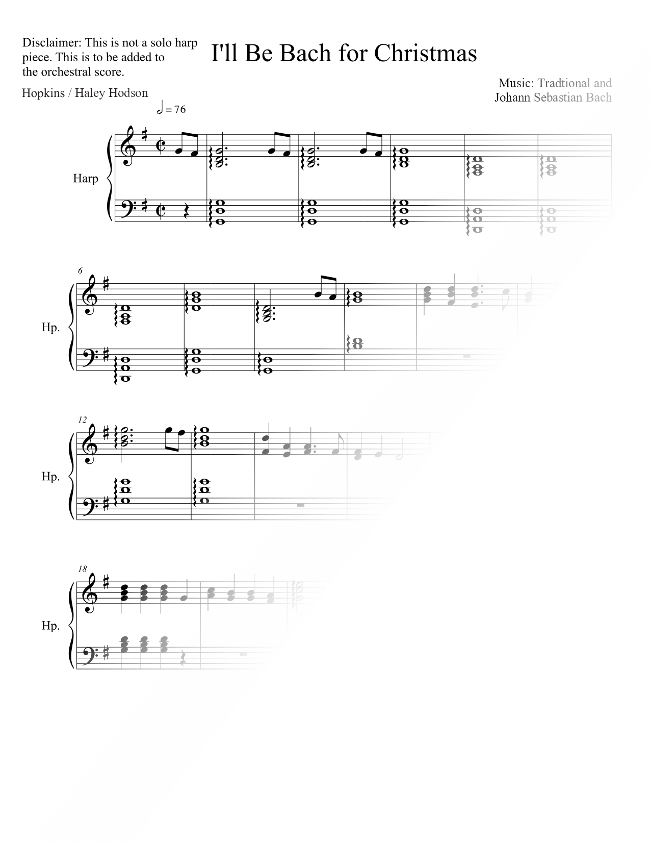 I'll Be Bach for Christmas