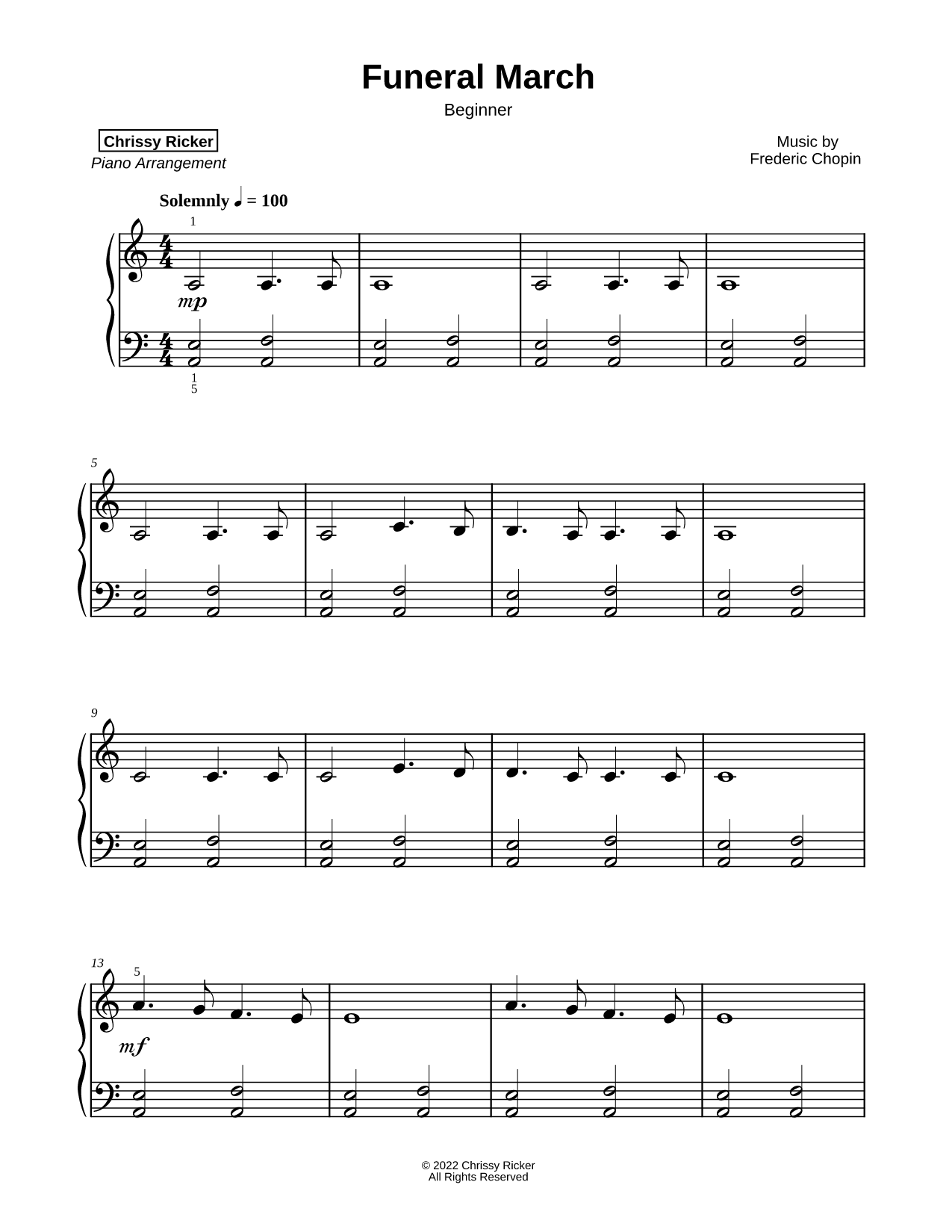 Funeral March [beginner]