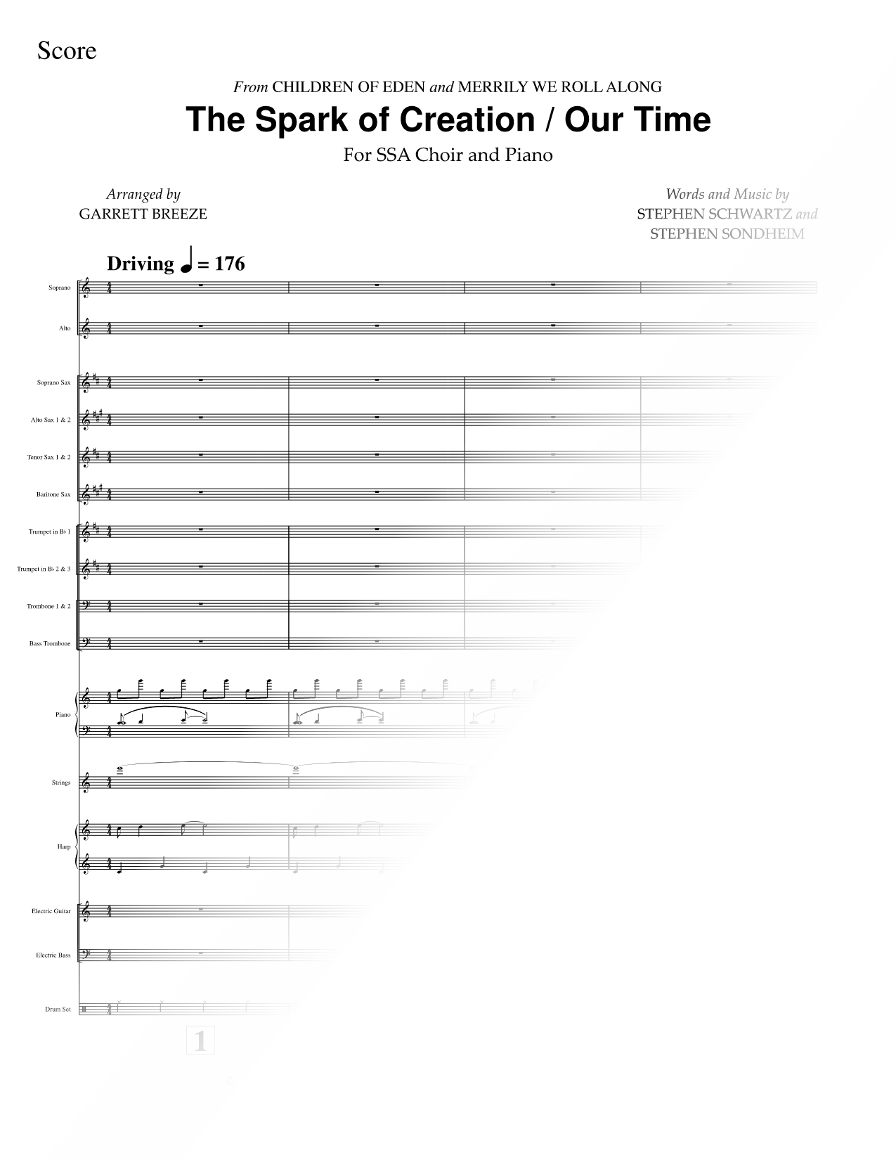 The Spark of Creation / Our Time [instrumental accompaniment]