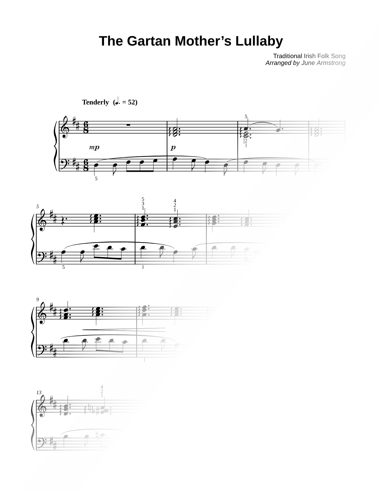 The Gartan Mother's Lullaby