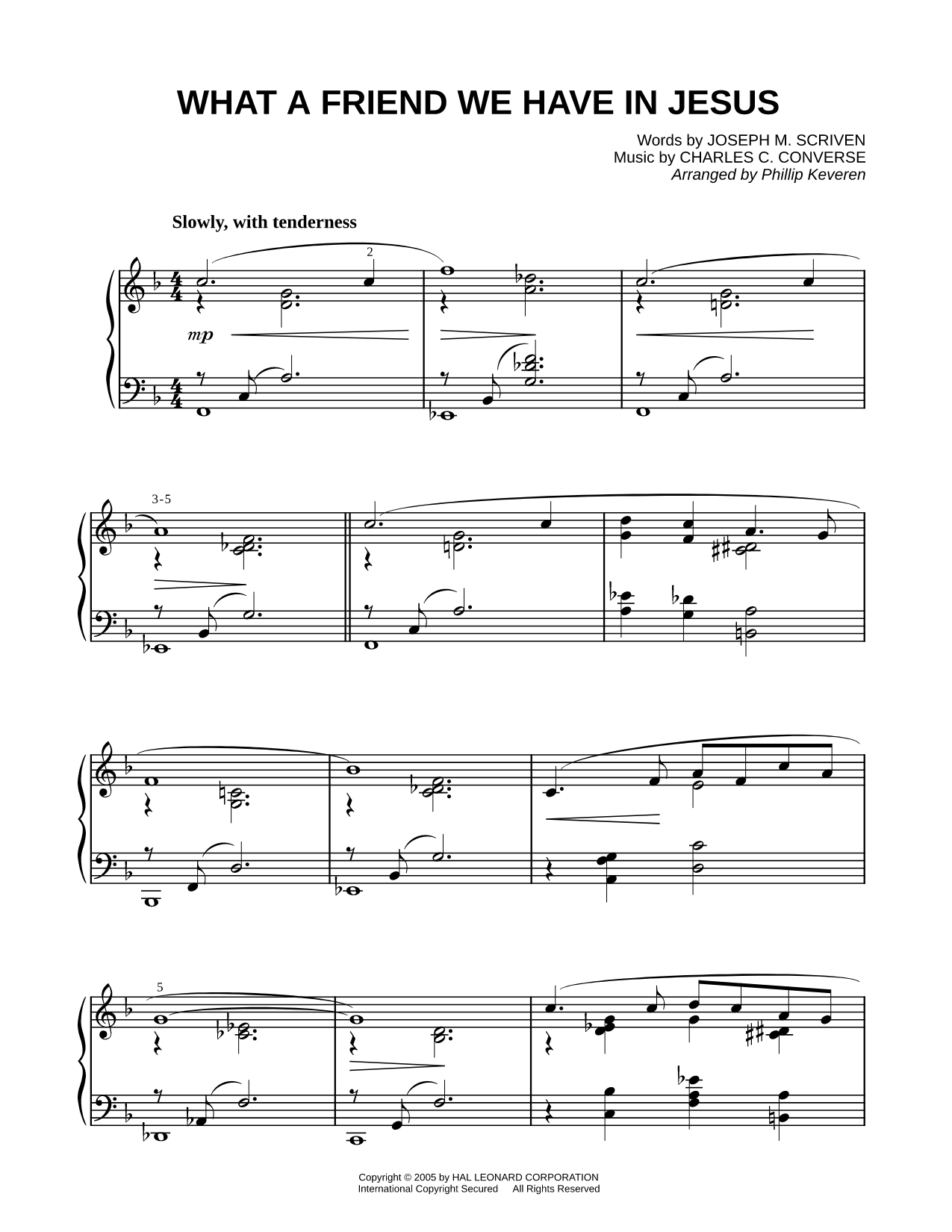 What a Friend We Have in Jesus [jazz version]