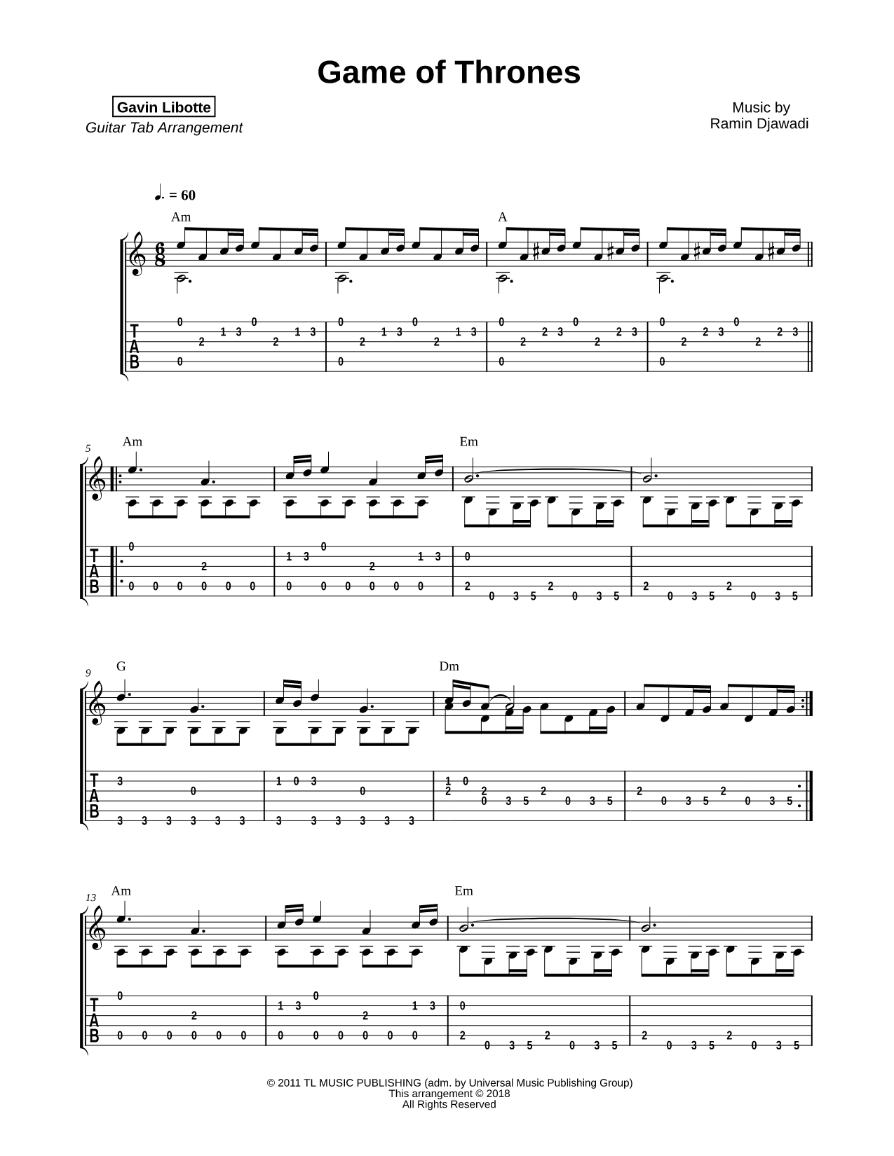 Game of Thrones (Main Theme)