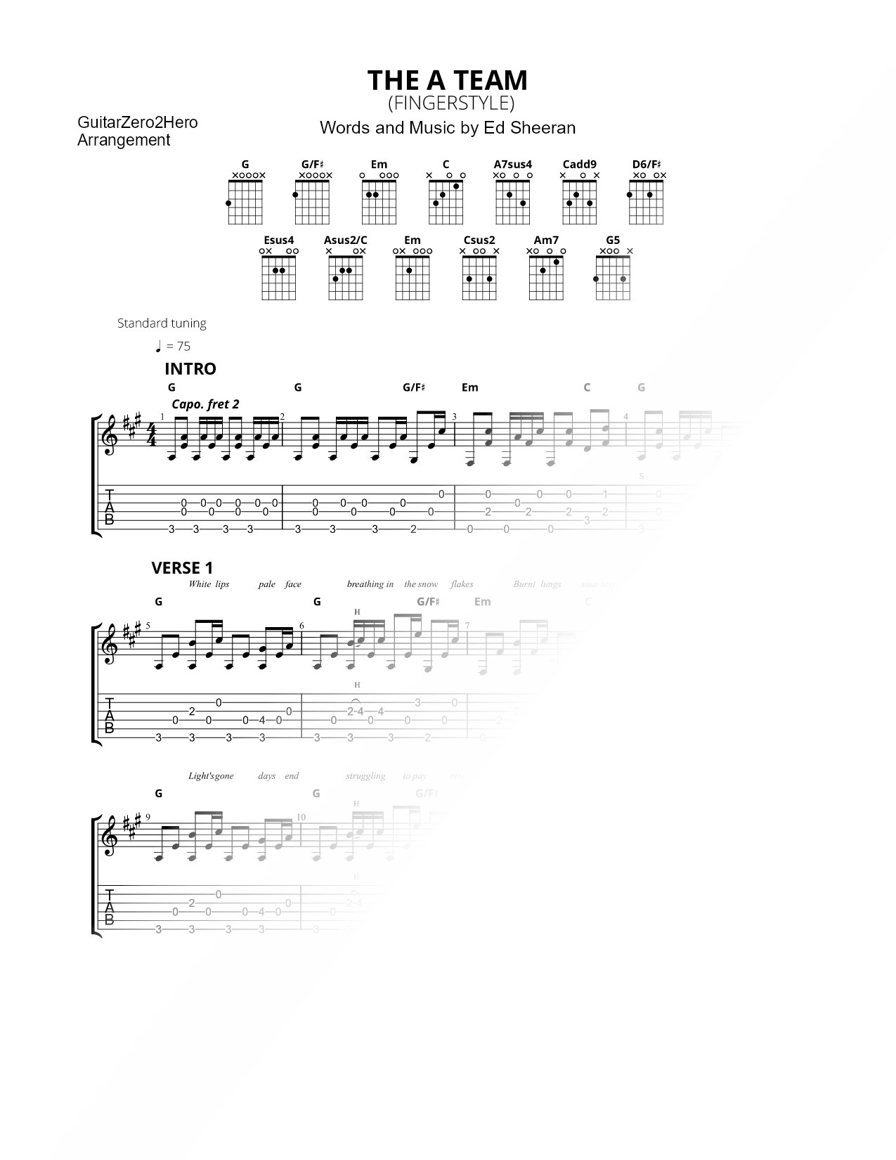 The A Team [fingerstyle]