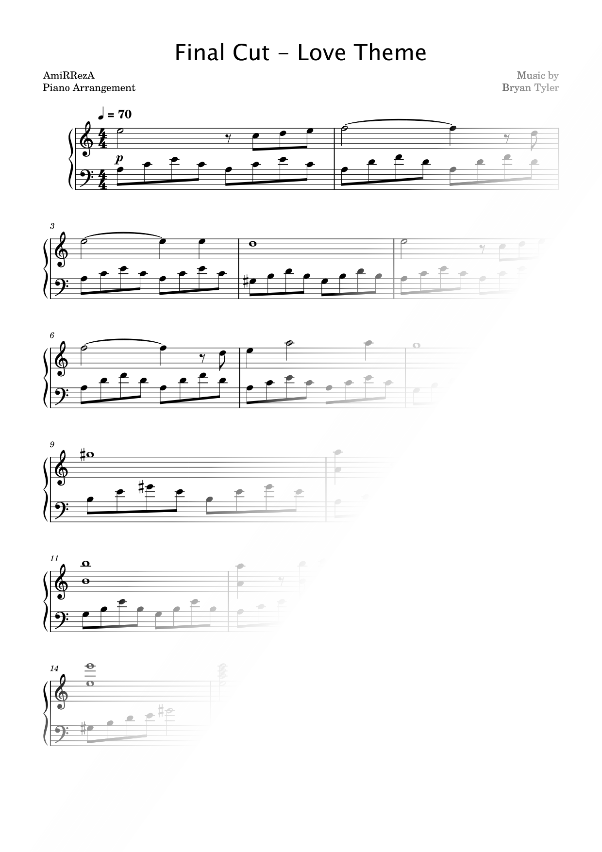 Love Theme from Final Cut