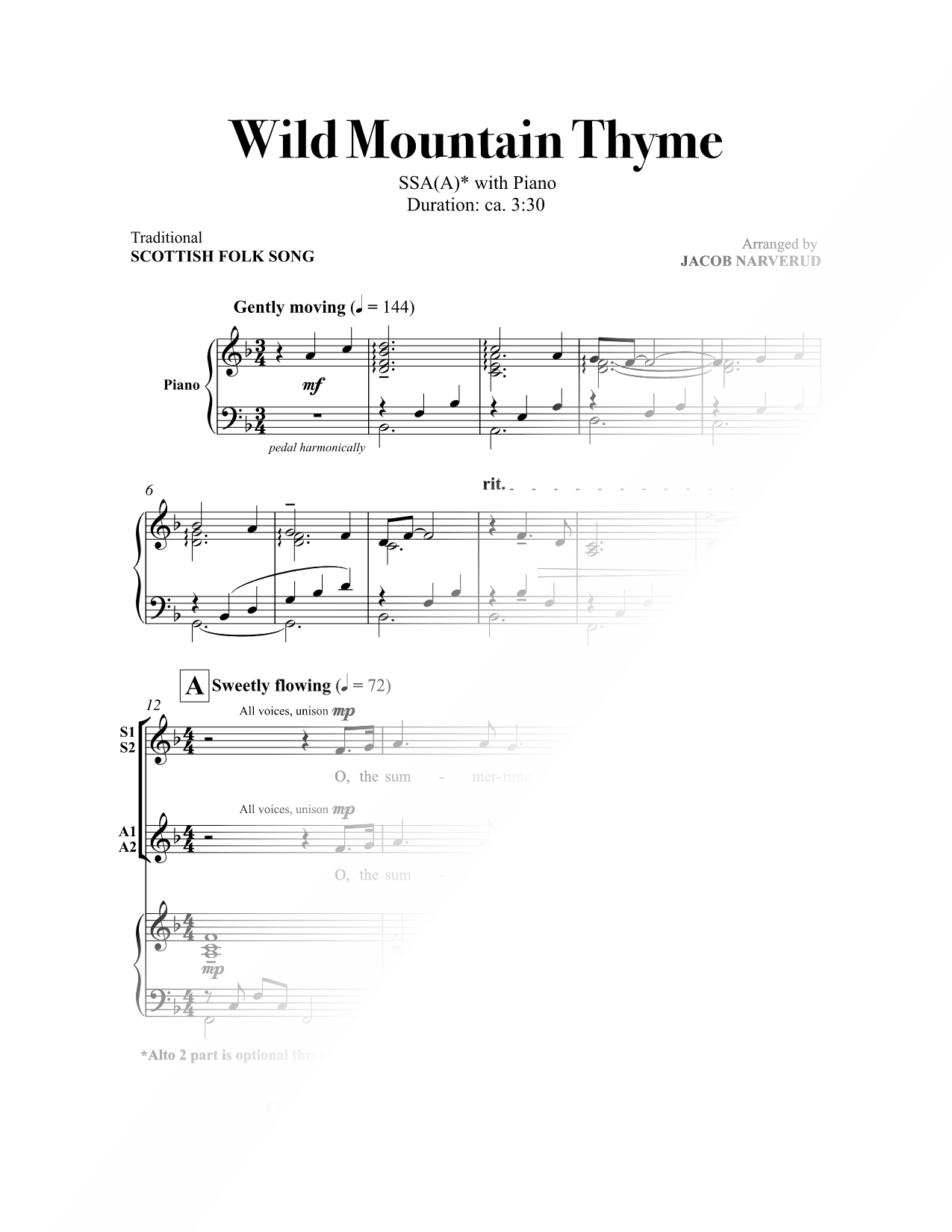 Wild Mountain Thyme