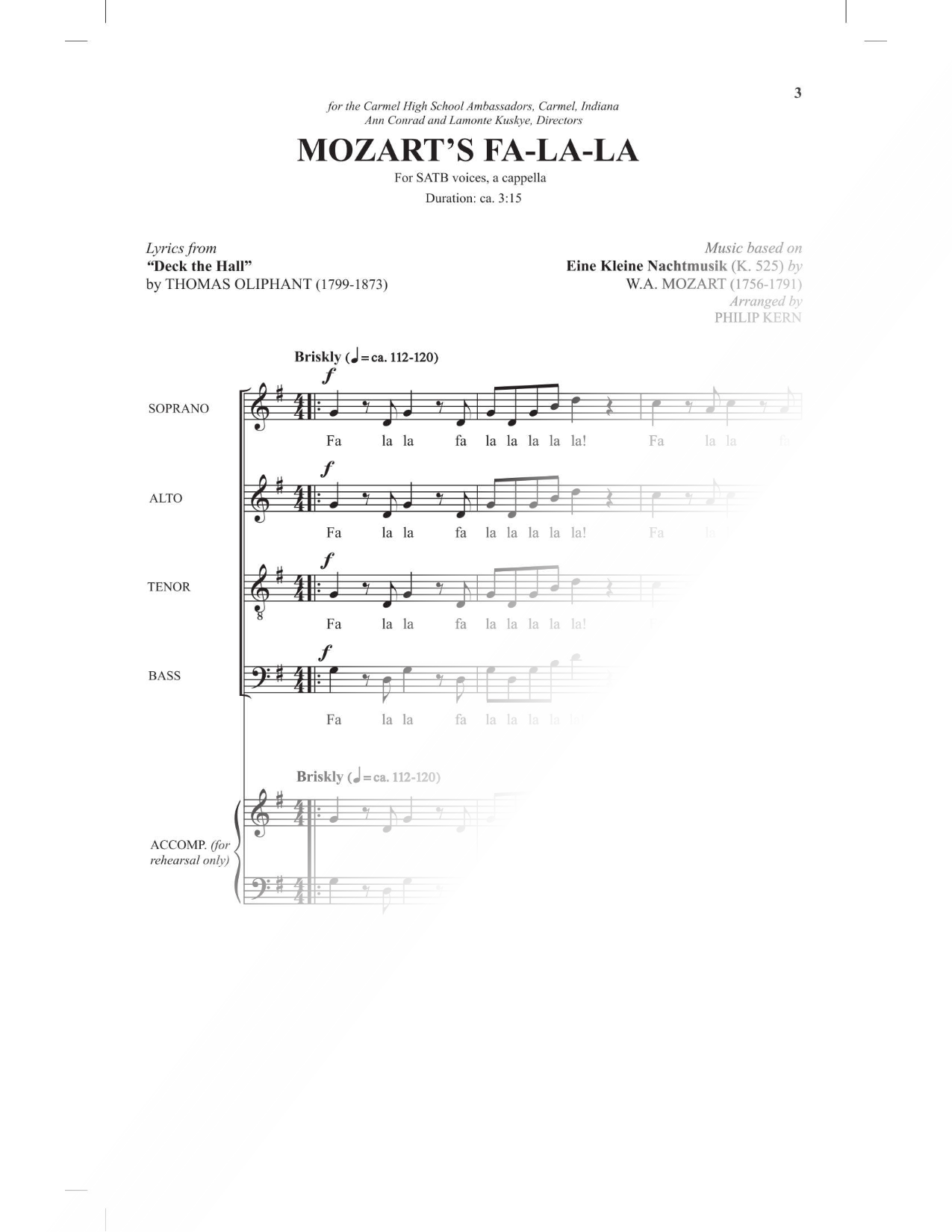 Mozart's Fa-La-La