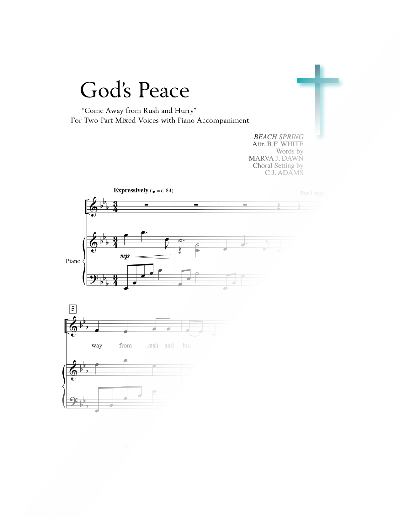God's Peace (Come Away from Rush and Hurry)
