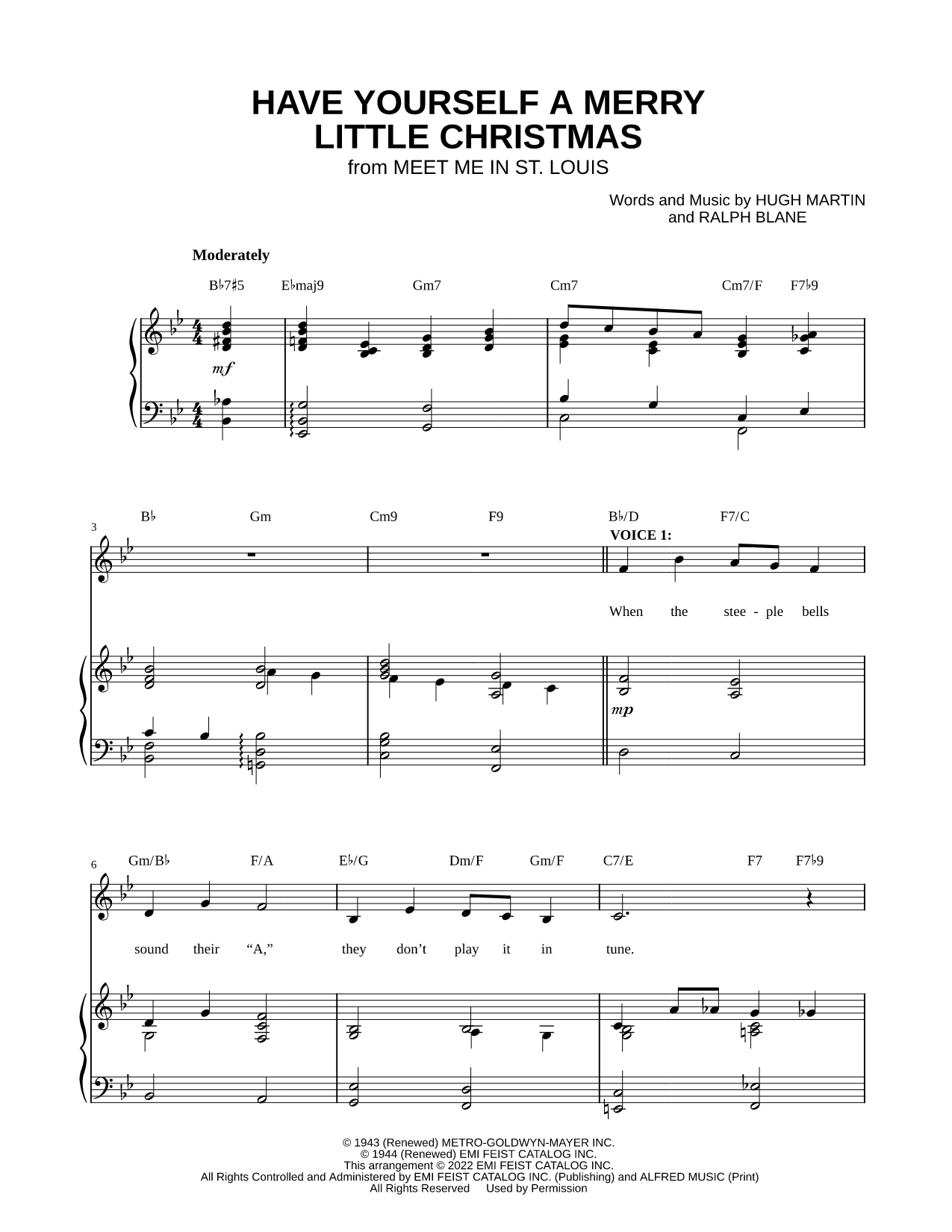 Have Yourself a Merry Little Christmas [vocal duet]