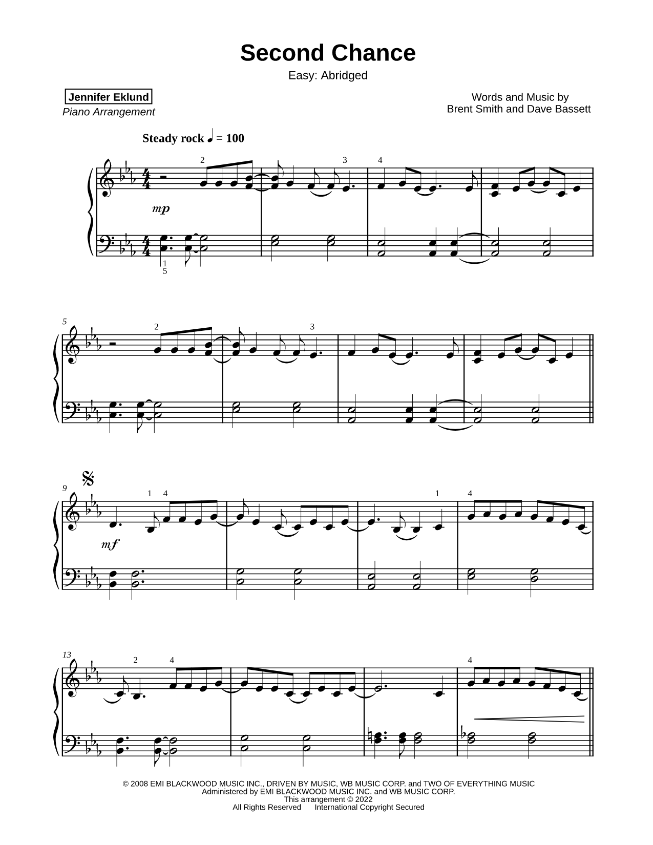 Second Chance [easy - abridged]