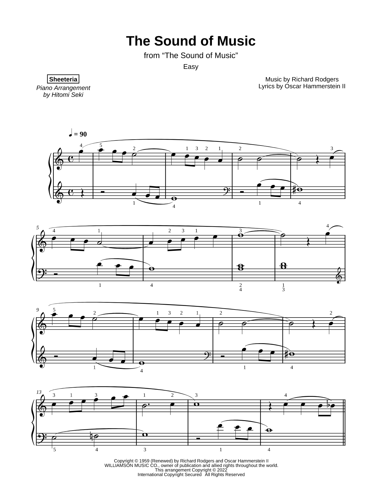 The Sound of Music [easy]