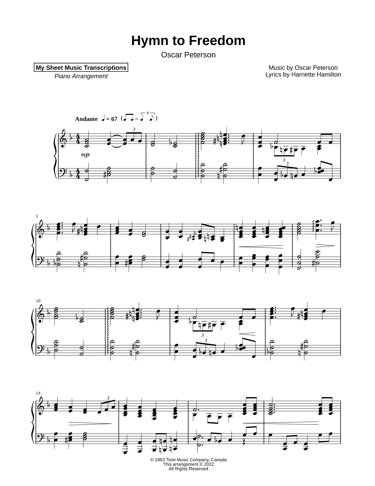 Hymn to Freedom