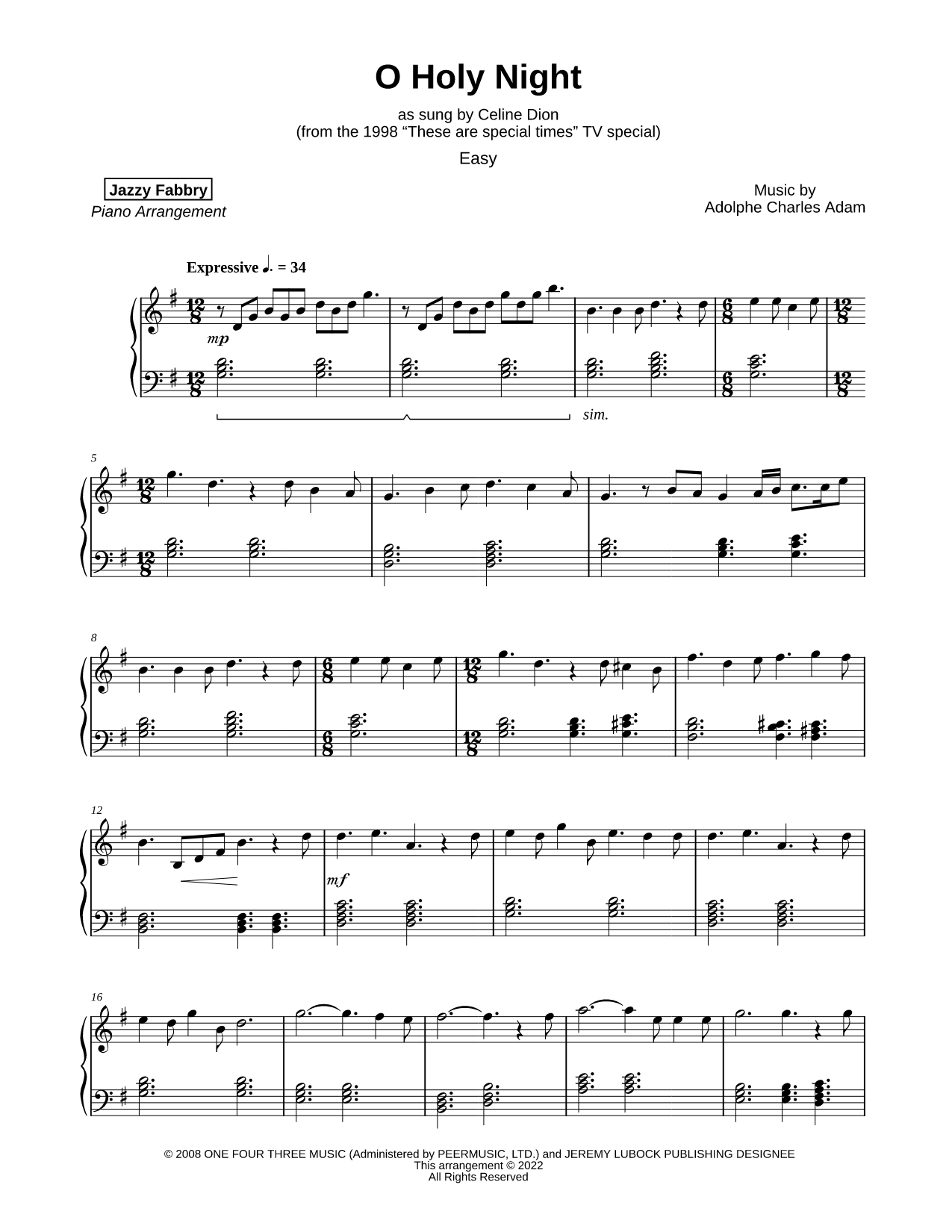 O Holy Night [easy]