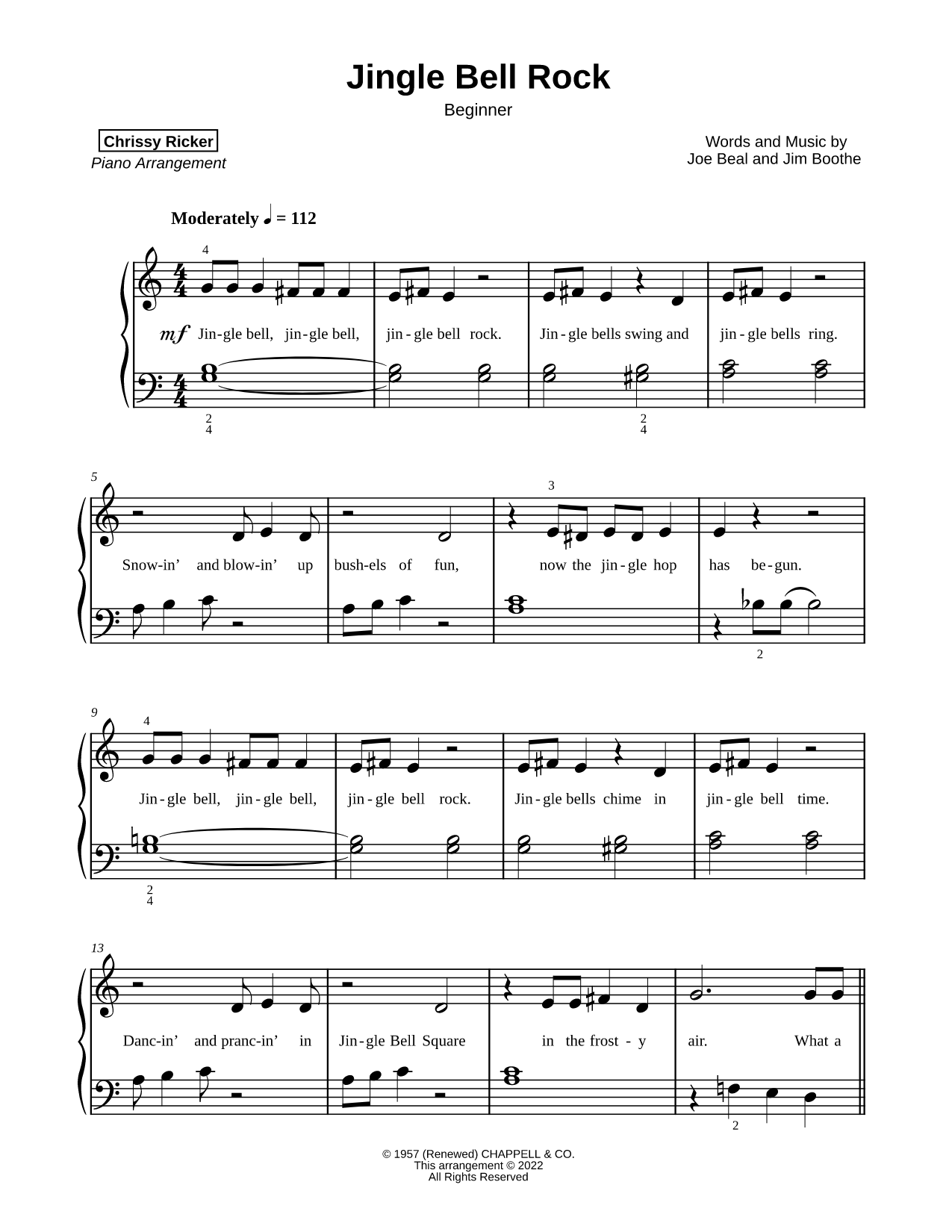 Jingle Bell Rock [beginner]