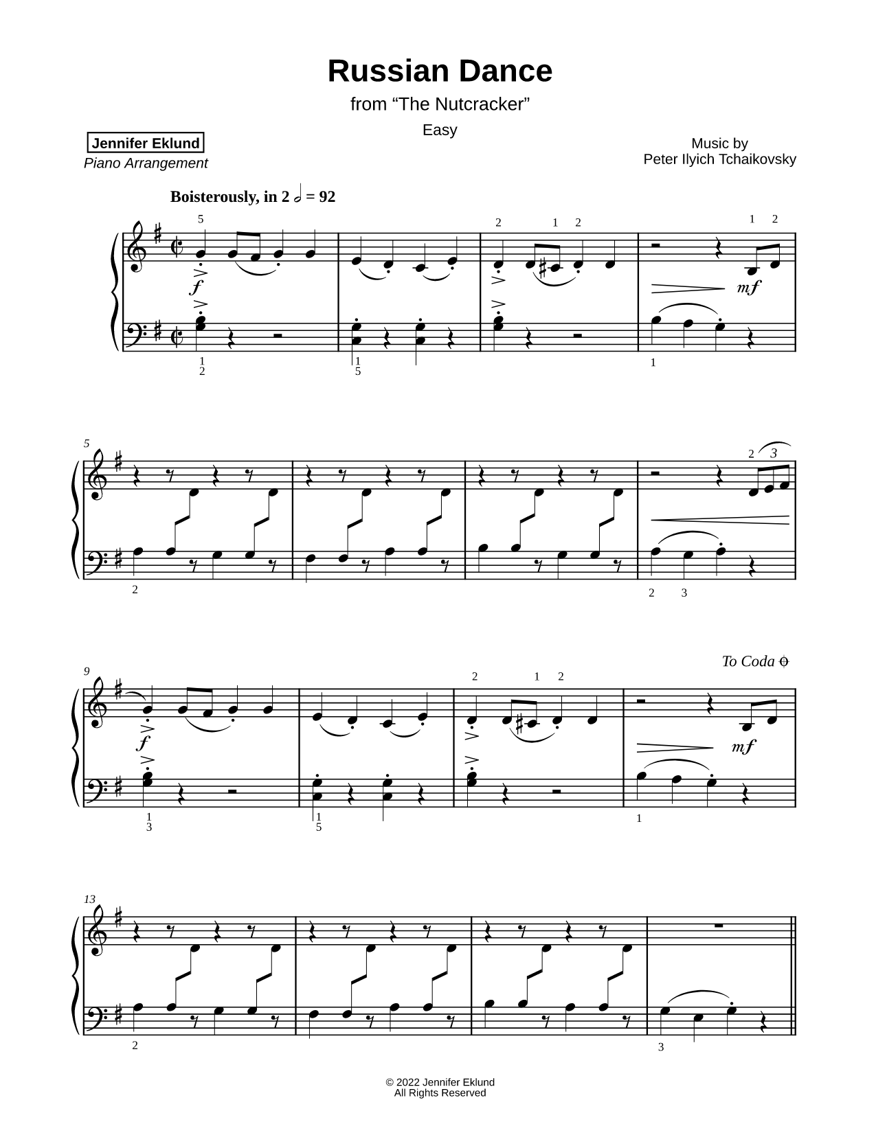 Russian Dance [easy]